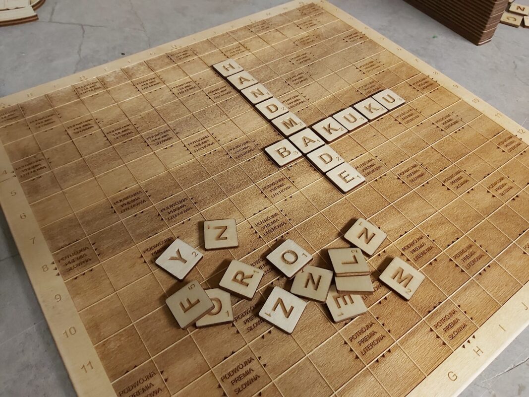 scrable handmade