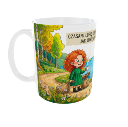 Kubek ceramiczny 330ml Mały rudzielec